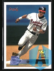 2017 Topps Update Reprint All Rookie Cup #ARC-1 Chipper Jones Braves